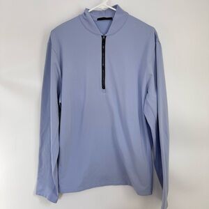 Greyson Siasconset Quarter-Zip Blue size Large